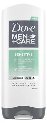 Obrázok produktu pre Men+Care Sensitive (sprchový gél 3 v 1), 400 ml