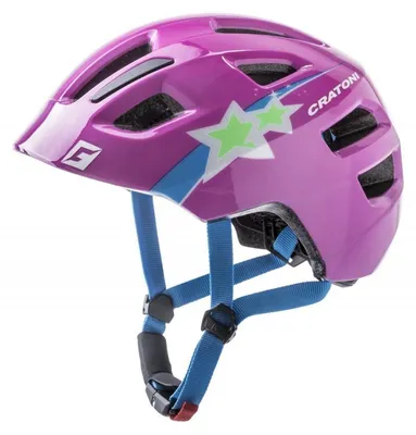 Produktbild von Cratoni Cratoni Maxster purple star glossy XS-S 111813C1