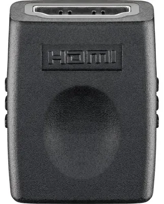 Immagine prodotto di Goobay 68688 Adattatore HDMI™, nichelato, nero - Presa HDMI™ (tipo A) > Presa HDMI™ (tipo A)