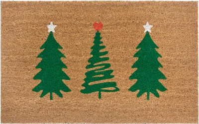 Produktbild von Hanse Home Mix Mats Fußmatte Kokos Decorated Pine Trees