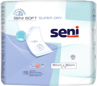 Image de Seni Soft Super Dry 60 x 90 cm - 1 paquet de 15 protections