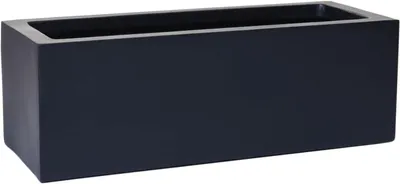 Produktbild von VIVANNO Blumenkasten Fiberglas FLOBO Kasten, Anthrazit matt - 45x17x15 cm