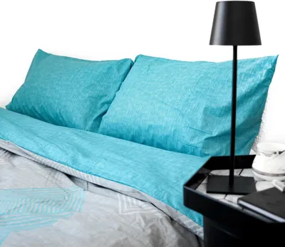 Zdjęcie produktu dla 100% bawełniana pościel w jodełkę Poszwa na kołdrę i poszewka na poduszkę 200x220 cm