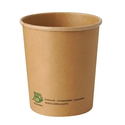 Produktbild von Papstar -Suppenbecher, Pappe "pure" rund 940 ml braun "100% Fair" 20 x 25 Stück