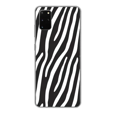 Produktbild von MuchoWow® Handyhülle Schutzhülle Hülle für Samsung Galaxy S20 Plus Tiere - Zebradruck - Schwarz Silikon Softcase Handy Hülle - Hartschale