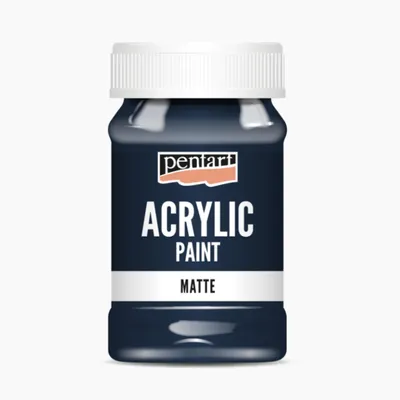 Immagine prodotto di PENTART vernice acrilica opaca, 100 ml, blu indaco