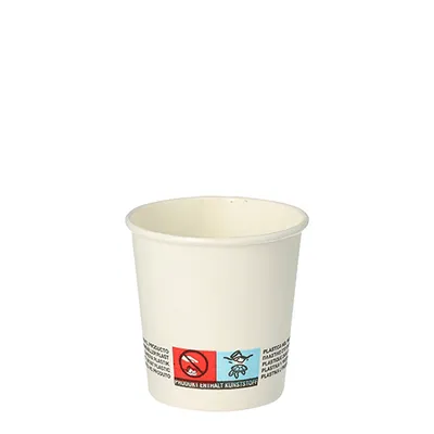 Produktbild von 30000 Pappbecher 0,1 l weiss