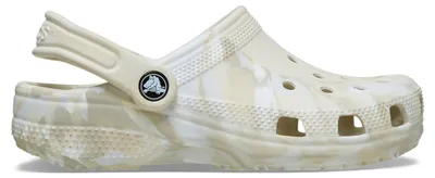 Imagen del producto de Crocs, sandalia clásica para niños, diseño marmolado, talla 30-31