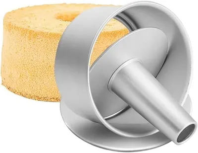 Produktbild von 8 Zoll Chiffon Kuchenform mit Herausnehmboden - Aluminium Backform für DIY Backen