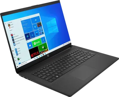 Obrázek produktu pro HP 17-cn0212ng 43,9 cm (17,3 Zoll) HD+ Notebook, Intel Pentium Silver N5030, 8 GB RAM, 256 GB SSD, Intel UHD Grafik 605, Windows 10 Home, QWERTZ - Schwarz