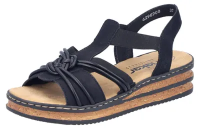 Produktbild von Rieker Plateau Sandaletten Damen 32313932373435 Schwarz 36 EU