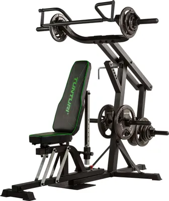 Produktbild von Tunturi WT80 Kraftstation für Zuhause - Vielseitige und Verstellbare Multipresse für Mehr als 50 Übungen - Stabil, Kompakt und Sicher für alle Fitnesslevel