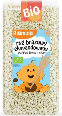 Obrázok produktu pre HNEDÁ RYŽA EXPANDOVANÁ 75 g - BIOMINKI