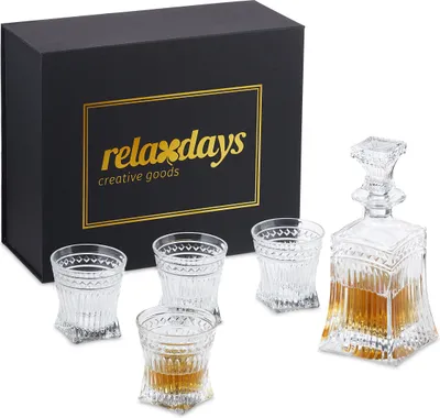 Produktbild von relaxdays Whisky Set 5-teilig