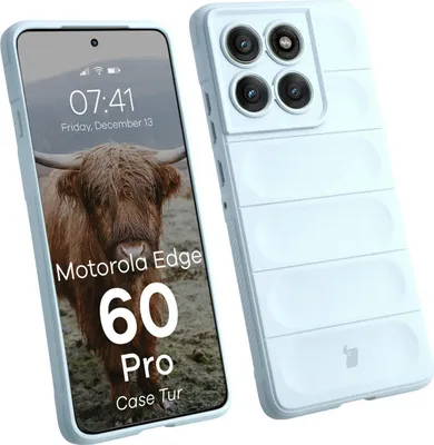 Produktbild von Robuste Handyhülle für Motorola Edge 60 Pro, Bizon Case Tur, Hellblau