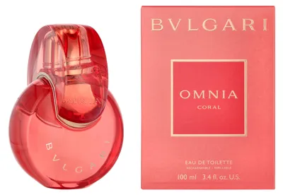 Produktbild von BVLGARI Omnia Coral, Frauen, 100 ml, Nachfüllbare Flasche, Beeren, Bergamotte, Hibiskus, Seerose, Granatapfelkerne, Zedernholz