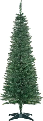 Produktbild von Weihnachtsbaum künstliche Künstliche Tanne Christbaum, inkl Ständer Weihnachtsstern 1,5 m, Grün