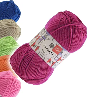 Produktbild von 100g Strickgarn Kartopu BABY ONE Antipilling Babywolle Babystrickgarn, 45 Farben