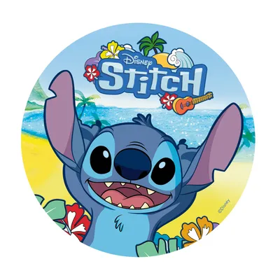 Produktbild von Stitch Tortenaufleger Ø 20cm Geburtstag Fondant