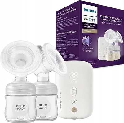 Immagine prodotto di Philips Avent SCF398/31 Double Elettrico Lattante 5 Sacchetti 2 Bottiglie