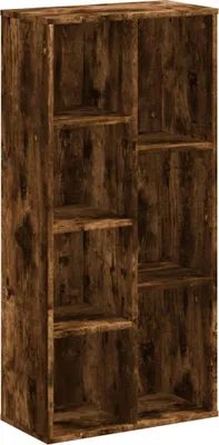 Obrázek produktu pro vidaXL Regál na knihy kouřový dub 50x25x105 cm materiál na bázi dřeva
