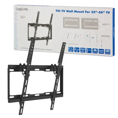 Produktbild von LogiLink TV-Wandhalterung 32-55'' max. 35kg neigbar
