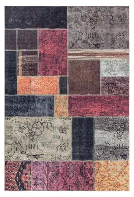 Produktbild von Waschbarer Teppich Federico rechteckig, Farbe: Multicolor, Größe:160x230 cm