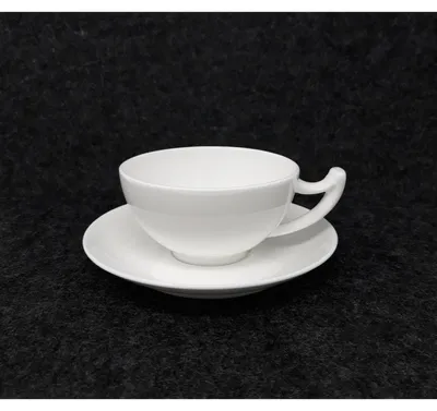 Produktbild von Tasse mit Untertasse Epsilon 180ml weiß Porzellan TeaLogic