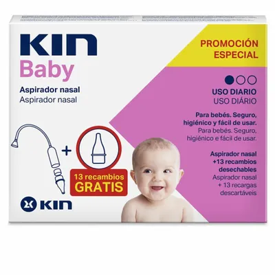 Immagine prodotto di Aspiratore nasale KIN BABY + ricarica
