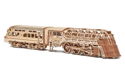 Zdjęcie produktu dla Drewniany model 3D WOOD TRICK Atlantic Express, 636 części