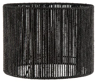 Produktbild von Home Sweet Home Papiergewebter Lampenschirm schwarz - ø30 x 20 cm