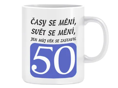 Obrázok produktu pre Hrnček pre 50 ročných CZ