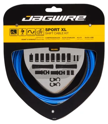 Image de Kit Câble Et Gaine Longue De Dérailleur - Pour Cadres Grande Taille - Jagwire