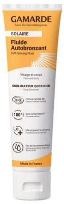 Productafbeelding van Gamarde, Gamarde, Bio, Verzorgingsvloeistof, Zelfbruiningsvloeistof, voor gezicht en lichaam, 100 ml