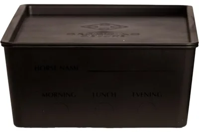 Obrázek produktu pro Grooming úložný box s víkem Box na krmení černý
