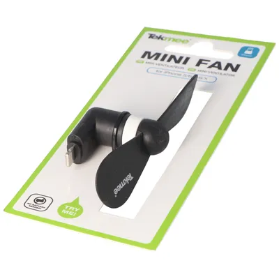 Produktbild von Mini ventilátor pre iPhone 5, 6, 7, 8, X, konektor Lightning, ventilátor pre smartfón, rôzne farby