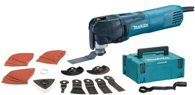 Image de Découpeur-ponceur multifonction 320W en coffret MAKPAC 2 + accessoires - MAKITA - TM3010CX3J
