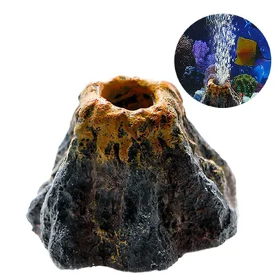 Produktbild von klein Aquarium-Vulkan-Form schmücken Ornament-Aquarium