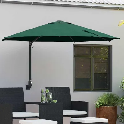 Produktbild von Maison Exclusive - Garten-Sonnenschirm Grün 248 x 248 x 148 cm Polyester und Stahl