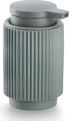 Zdjęcie produktu dla Dozownik mydła w paski wykonany z polyresinu STRIPES, Ø 8 cm