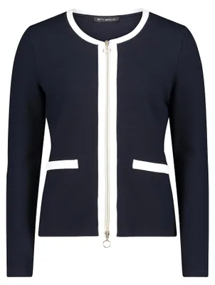 Produktbild von Shirt Jacke Kurz 1/1 Arm 8911 Patch Dark Blue/Cream Größe 38