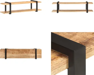 Produktbild von vidaXL TV Schrank 160x40x40 cm Raues Mango Massivholz - TV-Schrank - TV-Schränke - Fernsehmöbel - TV Möbel