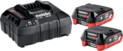 Image de Pack Energie 12V 2x4,Ah LiHD + chargeur ASC 55 - METABO - 685301000