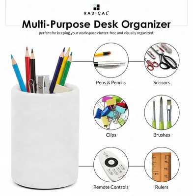 Produktbild von Büro Organizer, handgefertigter Stifthalter, 11,5x7,5 cm, für den Schreibtisch