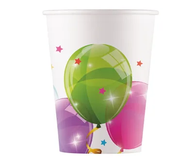Immagine prodotto di 8 tazze - palloncini - circa 200 ml