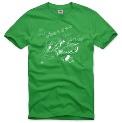 Produktbild von style3 Kart Mario Herren T-Shirt snes n64 u super video game
