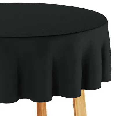 Immagine prodotto di Tovaglie rotonde lavabili, 100 x 100 cm, colore nero