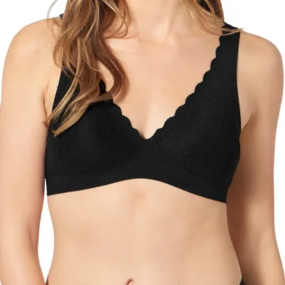 Produktbild von sloggi ZERO Feel Lace Bralette Nahtlos, Mit herausnehmbaren Push-Up Pads, Angenehm auf der Haut
