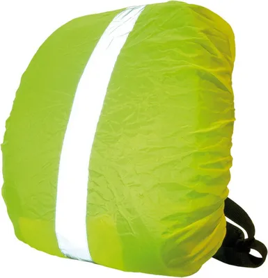 Immagine prodotto di Wowow 010515B Copri zaino giallo, strisce riflettenti con tasca, giallo