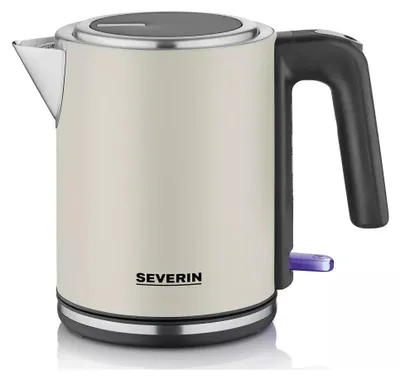 Immagine prodotto di SEVERIN Wasserkocher WK 9577, Dusty Beige Fassungsvermögen: 1,0 Liter, 360 Grad kabellos (WK 9577)